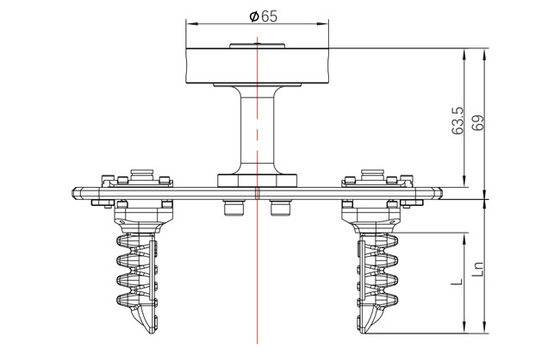 Finger robótico suave - acuerdo Gripper-SFG-FMA4-M5086