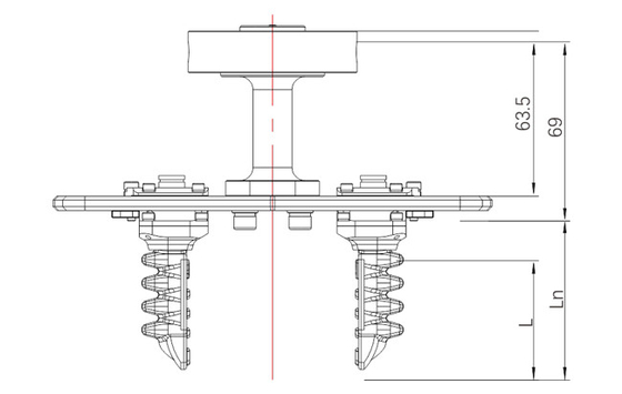 agarrador flexible del robot 1200g