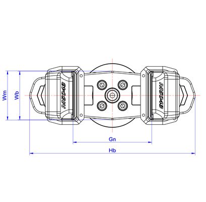 Mano suave neumática de la robótica de la industria del automóvil 1500g