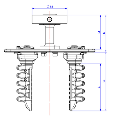 agarrador flexible del robot 2800g para las operaciones industriales del lugar de la selección